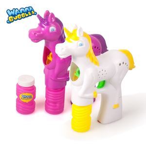ปืนยิงฟองสบู่ยูนิคอร์นมีไฟ LED สำหรับงานแต่งงาน ของเล่นเด็ก ขายส่ง - Product Image 2