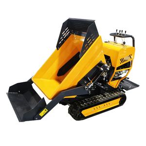 Мини-самосвал на гусеничном колесе 4wd небольшой лопатка стоячий гидравлический Сельскохозяйственный самосвал грузовик мини-самосвал 400 кг 500 кг для продажи - Product Image 2