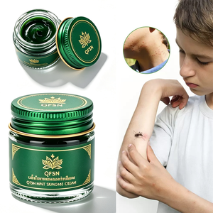 Crème Rafraîchissante à la Menthe, <span class=keywords><strong>Baume</strong></span> Apaisant Botanique pour Massage, Pommade Portable Quotidienne pour Soin Relaxant de la Peau - Product Image 4