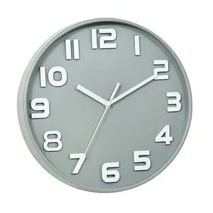 Reloj De pared verde menta con Logo personalizado, reloj De pared con dibujos animados, para Sala De estar, Wandklok