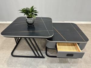 Tavolino da Caffè Moderno Stile Madre-Figlio Sovrapposto per Arredamento Casa, Fornitura Diretta dalla Fabbrica - Product Image 3