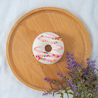 Boules à bulles pour le bain de marque privée Boules à bulles pour le bain pétillant Donuts faits à la main Bombes de bain bio