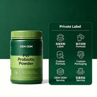 Poudre Probiotique pour Animaux de Compagnie Marque Blanche OEM ODM Prébiotiques Extrait de Citrouille Favorise la Digestion et la Santé Intestinale Supplément pour Chiens et Chats