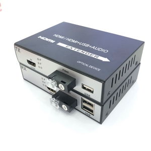 High-Speed HD USB 20KM Fiber Optic Extender with SC Optical Connector for FTTH Network Transmitter and <b>Receiver</b> - Product Image 1