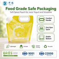 Sac de 3L, 5L, 10L de qualité alimentaire pour boissons, vin, eau avec valve de fond en film PET/PE pour sirop, thé, lait – Emballage en gros