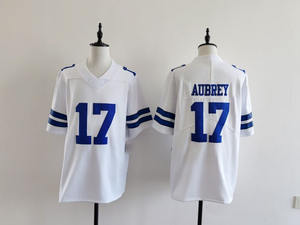 高品质批发现货美国球衣达拉斯牛仔定制刺绣足球球衣 - Product Image 3