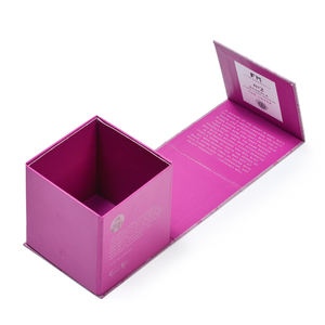 Manufacturer Custom Logo High Quality Embossing Paper Boxes Square <b>Candle</b> Foldable Flat Wrap Perfume <b>Gift</b> Packaging Rigid Boxes - Product Image 3