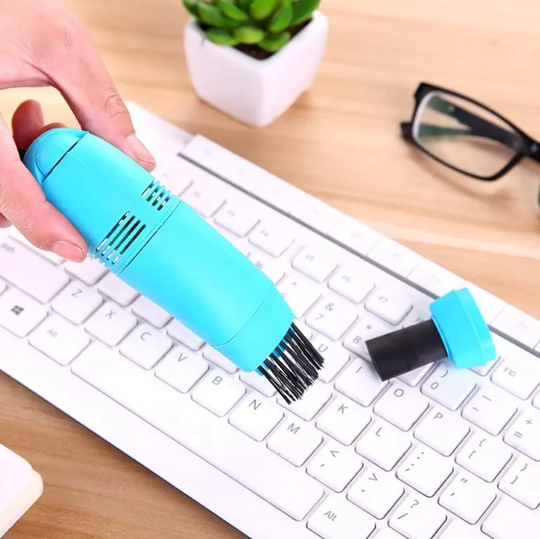 Mini Computer USB Keyboard Brush Computer Vacuum Cleaning Kit Tool Remove Dust Brush For Laptop PC Display USB Vacuum Cleaner