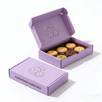Boîtes à biscuits personnalisées de qualité supérieure, imprimées, écologiques, de qualité alimentaire, pour pâtisseries, desserts et biscuits, avec encre à base de soja