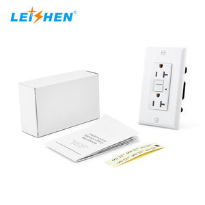 Leishen оптовая продажа ETL перечисленный GFCI выход 15 Ампер сосуд устойчивый к атмосферным воздействиям самопроверочный светодиодный индикатор 125 Вольт - Product Image 2