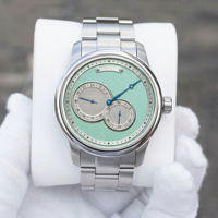 Montre automatique avec mouvement Miyota 82S7, sous-cadran, verre saphir, montre-bracelet mécanique de luxe pour homme, logo personnalisé OEM