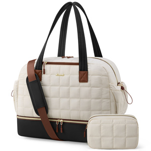 LOVEVOOK Wholesale Puffer Designer Cosmetic Bags <strong>Cases</strong> for Women Lifestyle <strong>Weekender</strong> Gym Toiletry Bags Luggage Duffel Travel Bag - Product Image 1