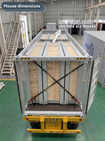 Bureau conteneur à assemblage rapide avec conception modulaire en kit pour bureau de chantier et logement des travailleurs