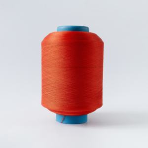 High Cost Effectiveness GRS Certificate Dyed 2075 3075 4075 Polyester Single Covered <b>Spandex</b> <b>Yarn</b> for Knitting Socks Ring Spun - Product Image 1
