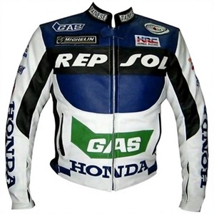 Chaqueta de Motociclismo Zonda para Hombre, de Cuero Vacuno Genuino, con Protección de Nivel 2 CE y Soporte para la Espalda - Product Image 1