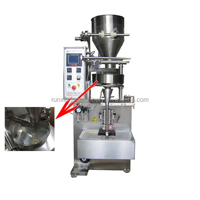 Washing Powder Plantain Powder Seeds Tea Rice Auto Scale Small Powder Filling Granule Automatic Weighing Packing Machine