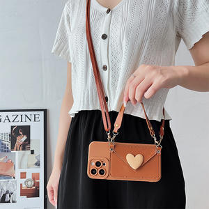 Étui de Téléphone Antichoc avec Porte-Monnaie, Porte-Cartes et Cordon Bandoulière pour <span class=keywords><strong>iPhone</strong></span> 15 <span class=keywords><strong>Pro</strong></span> Max 14 Plus 13 12 <span class=keywords><strong>11</strong></span> XR X - Product Image 3