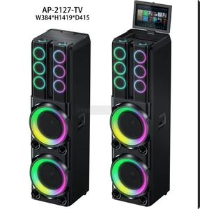 AP-2127 Machine de <span class=keywords><strong>karaoké</strong></span> avec écran vidéo, haut-parleur de <span class=keywords><strong>karaoké</strong></span> avec double écran de 12 pouces - Product Image 1