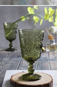 Nueva llegada al por mayor: Copa nórdica transparente azul agua, rosa, verde, para zumo, copa de vino de color ámbar - Product Image 2