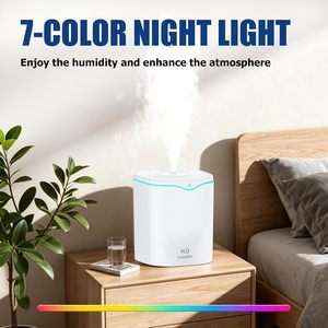 Plastic Household Double Spray Ultrasonic Air <b>Humidifier</b> Diffuser Desktop Usb Cold <b>Mist</b> Home Yoga Use Air Diffuser Machine - Product Image 5