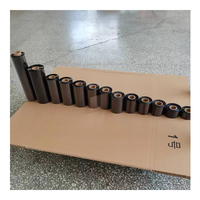 Cinta de Transferencia Térmica de Cera Negra de 110 mm x 300 m para Impresora de Etiquetas de Código de Barras