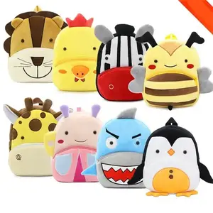 JM Anime peluche niños mochila escolar niño niña mini pequeño animal de dibujos animados muñeco de peluche lindo mochila bolsa para chico