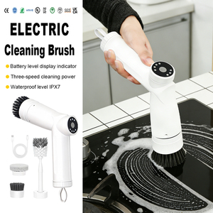Cepillo de Cocina Automático Recargable, Resistente al Agua IPX7, Batería de 2500mAh, para Platos, K-117 Spin Sc - Product Image 1