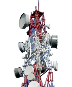 अनुकूलन 30-60 मीटर 3 पैर 4 पैर वाला एंगल स्टील एफएम यूएचएफ टेलीविजन एंटीना प्रसारण माइक्रोवेव टीवी एंगुलर टॉवर माइक्रोवेव
