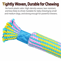 Jouets pour chiens en corde tressée, jouets à mâcher durables pour nettoyer les dents, jeu interactif, vente en gros OEM