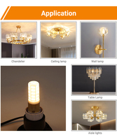 Ampoule LED OLGELUX G9 2,5w 3w 4,8w 8w Super Lumineuse Céramique + PC SMD2835 Ampoules LED Vente en Gros