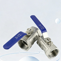 Vanne à boisseau sphérique monobloc durable anti-explosion en acier inoxydable 304 316 à filetage femelle haute pression pour le contrôle de l'eau, de l'huile et du gaz, OEM