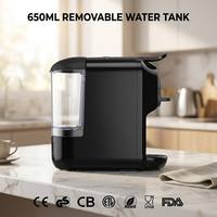 Machine à café expresso semi-automatique multi-capsules électrique en plastique, 1450W, pression de pompe 19 bars, fourniture directe usine