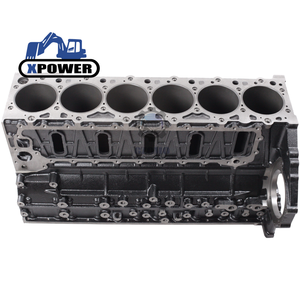 Bloque de Cilindros para Motor Diésel 6BG1 4BG1 6BG1T 6BG1-TC, Repuestos para Excavadora ZX200 ZX200-3G ZX200-5G EX200-2 EX200-3 - Product Image 1