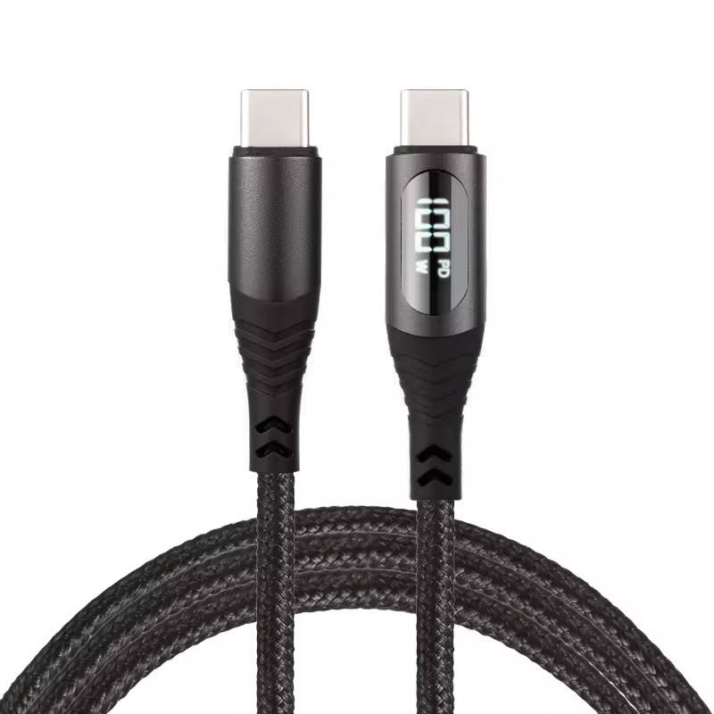 สีดำ 100W สูงสุด C to C