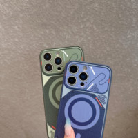Étui de téléphone robuste en TPU PC pour iPhone 16 Pro Max 15 Pro, design peint, double couleur, fin, anti-rayures, anti-poussière