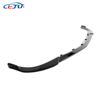 ABS Carbon Look AMG Style Car Bumper Spoiler Chin Lip Splitter pour Mercedes Benz Classe C W204 S204 LCI C204 C200 2011-2015