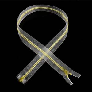 Direct Sale 5# Transparent Plastic Auto Lock Slider Resin Zipper <strong>Tape</strong> Open-End Type Environmentally Friendly Customized Color - Product Image 5