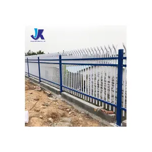 Recinzione e cancello in acciaio di zinco decorativo facile da montare per ville residenziali