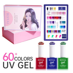 Conjunto de Esmalte em Gel UV Líquido Não Tóxico de Estilo Francês Profissional com 60 Cores, 12ml, Longa Duração - Product Image 3