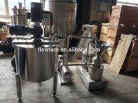 Broyeur humide en acier inoxydable/système de moulin colloïdal réservoir de mélange pour farine de soja maïs lait eau pour moulin à farine comprend moulin