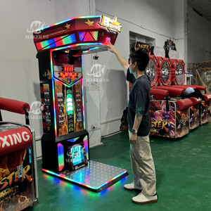 MAKER Münzbetriebene Indoor-Sportspiele für Erwachsene: <span class=keywords><strong>Ultimate</strong></span> Big Punch Boxautomat mit Gewinnspiel-Funktion und Boxtraining - Product Image 4