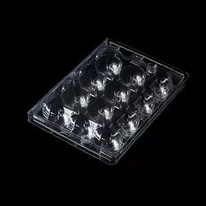 Hot Selling Durable Transparent PET Quail Egg Packing Tray For Supermarket