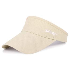 Casquette de soleil ouverte unisexe en coton 100% personnalisable avec broderie, idéale pour le sport, le tennis, le cyclisme, les voyages, la pêche et les fêtes - Product Image 4