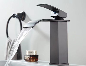 Grifo de <span class=keywords><strong>cascada</strong></span> para lavabo de pared, grifo de agua fría y caliente, grifo de bañera, grifo de ducha - Product Image 4
