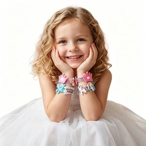 Wholesale Kids Hairband Set DIY <b>Bow</b> Headband <b>Clips</b> Ribbon Star Butterfly Flower Accessories Party Favor Present - Product Image 2