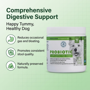 อาหารเสริมโปรไบโอติกสำหรับสุนัขแบบเคี้ยวเนื้อนุ่ม ช่วยระบบย่อยอาหาร บำรุงสุขภาพลำไส้ ผลิตตามมาตรฐาน CGMP ผสมกลีเซอรีนและน้ำมันคาโนลา - Product Image 4