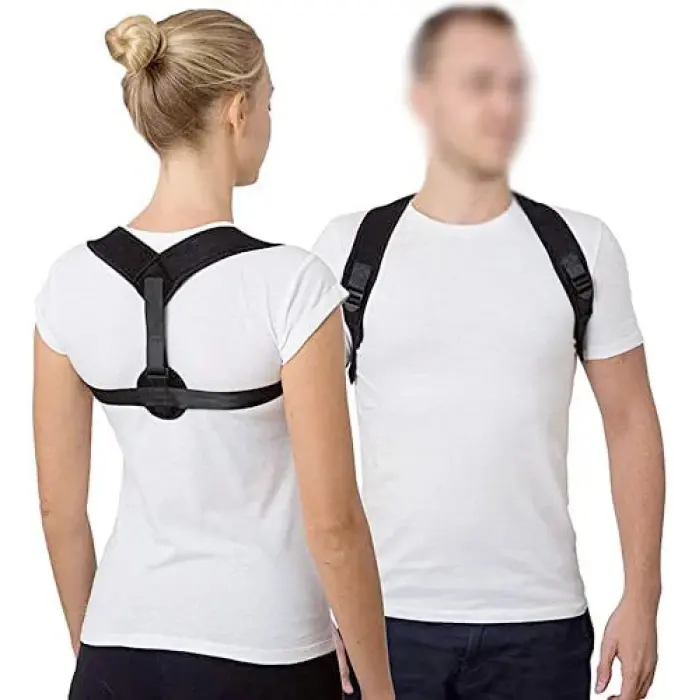 Wholesale Back Support Belt Posture Corrector Adjustable Compression Straps Gym Workouts