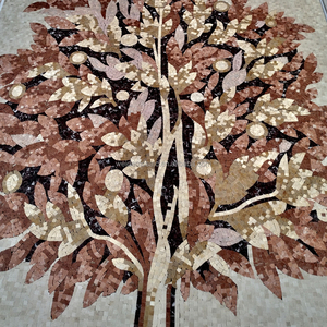 Hoàn toàn làm bằng tay đá cẩm thạch tự nhiên khảm ô liu cây bức tranh tường backsplash gạch cho trang trí nội thất cho khách sạn thiết kế đồ họa sàn gỗ - Product Image 2