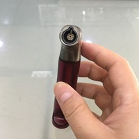 Mini briquet torche à jet droit bleu coupe-vent pour cigares, moxibustion et soudure
