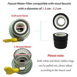 Keran dengan <span class=keywords><strong>filter</strong></span>, mengandung karbon aktif, dapat dipasang di dapur, kamar mandi dapat menghilangkan logam berat dan air keras - Product Image 2